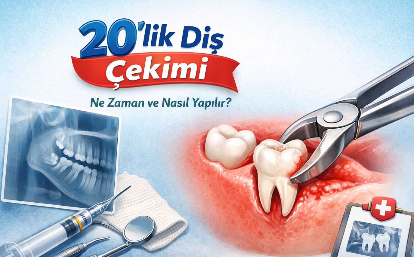 20'lik Diş (Yirmi Yaş Dişi) Çekimi Nedir? Ne Zaman Gerekir?