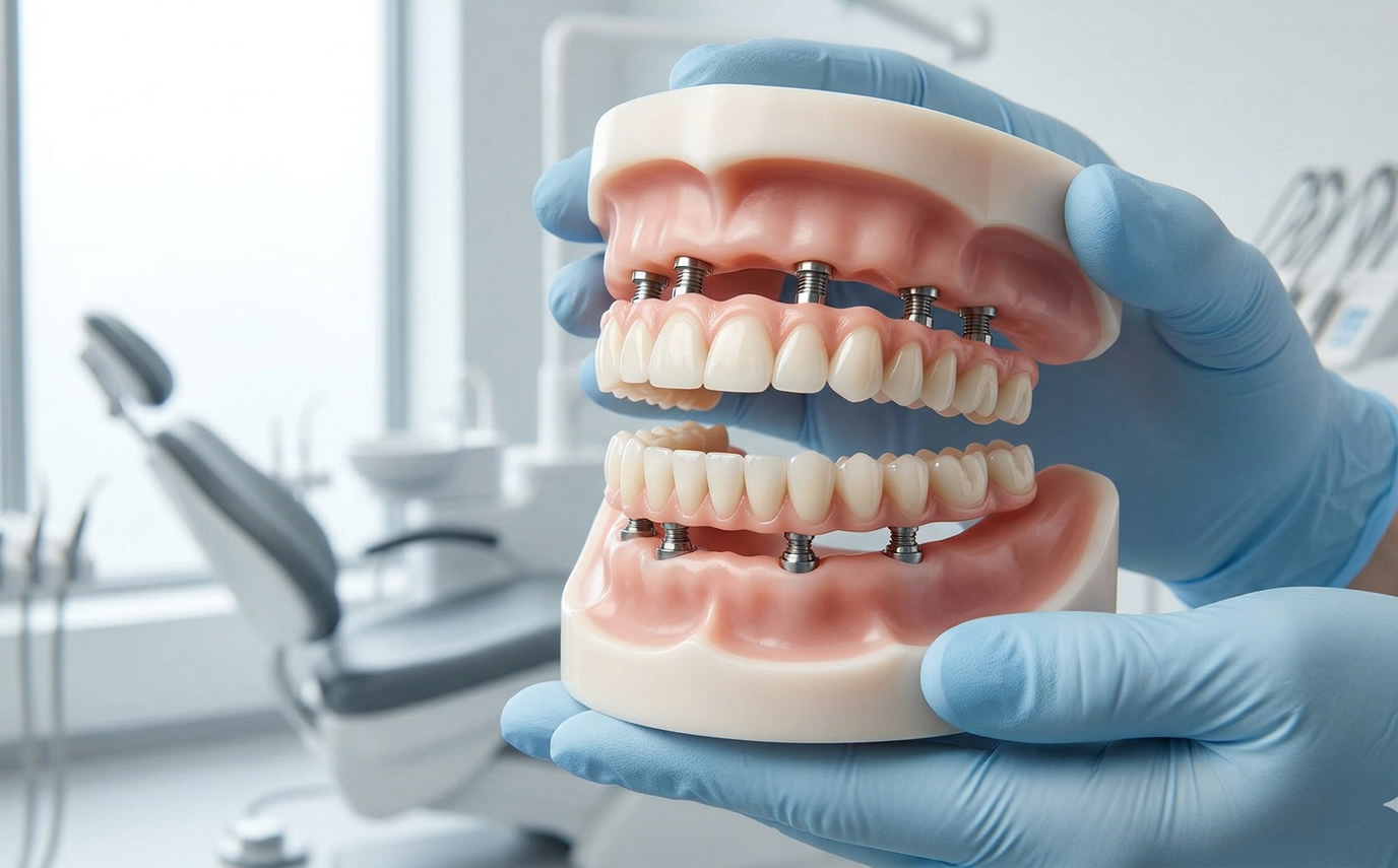 All-on-4 ve All-on-6 İmplant Teknolojisi ile Bir Günde İmplant Tedavisi