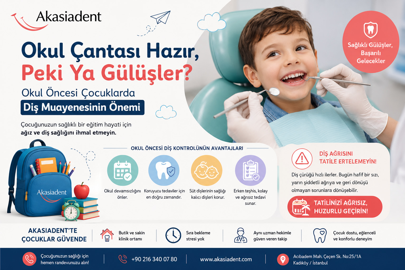 Okul Öncesi Çocuklarda Diş Muayenesinin Önemi